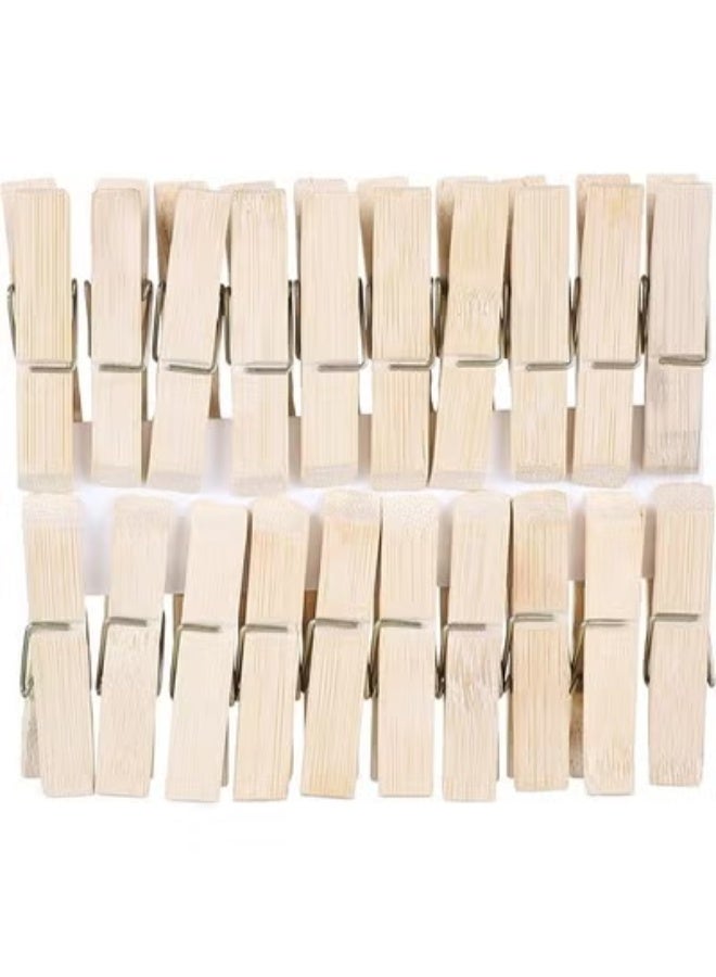 CLOTH CLAMPS WOODEN MULTICOLOUR 20 PIECES - Image 3